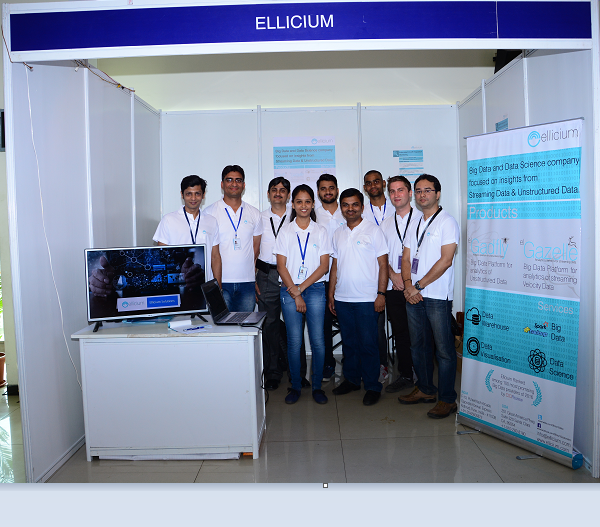Our booth at Pune Data Conference.
